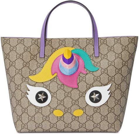 gucci unicorn tote|gucci tote with zipper.